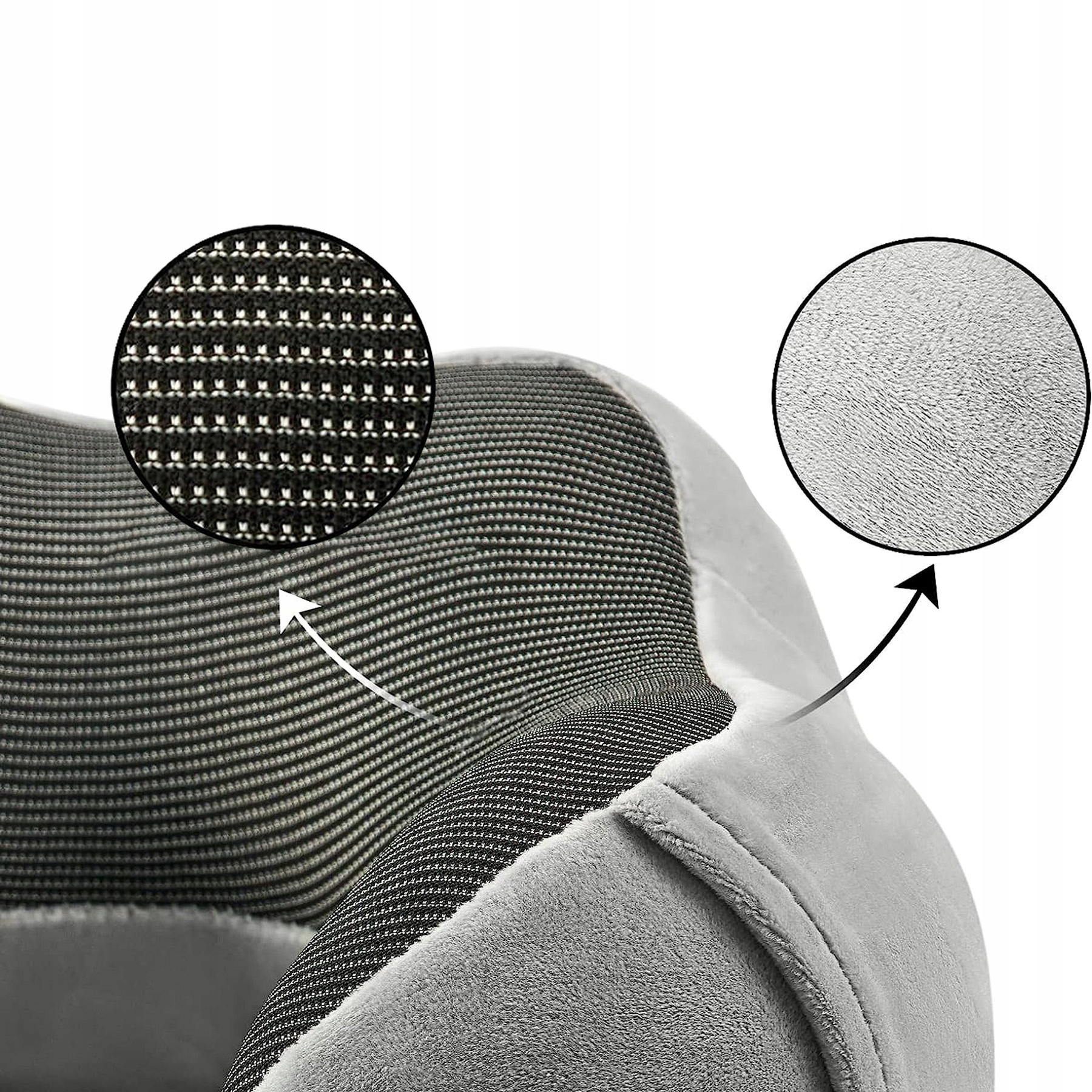 PODUSZKA TURYSTYCZNA Podróżna ORTOPEDYCZNA Profilowana Zagłówek Podróż Sen Marka Waya