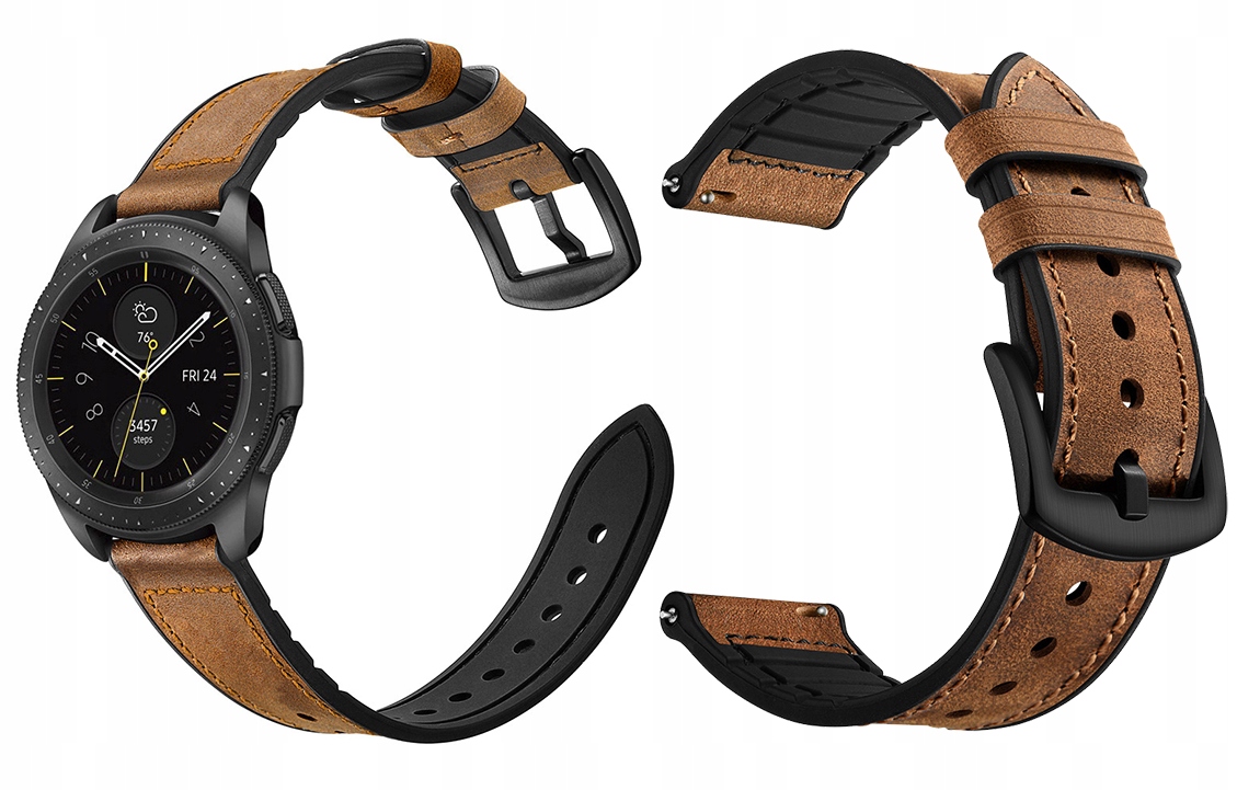 LEATCHER 100% SKÓRZANY PASEK DO Galaxy Watch 4 / 5 / 5 PRO / 6 / 6 Classic