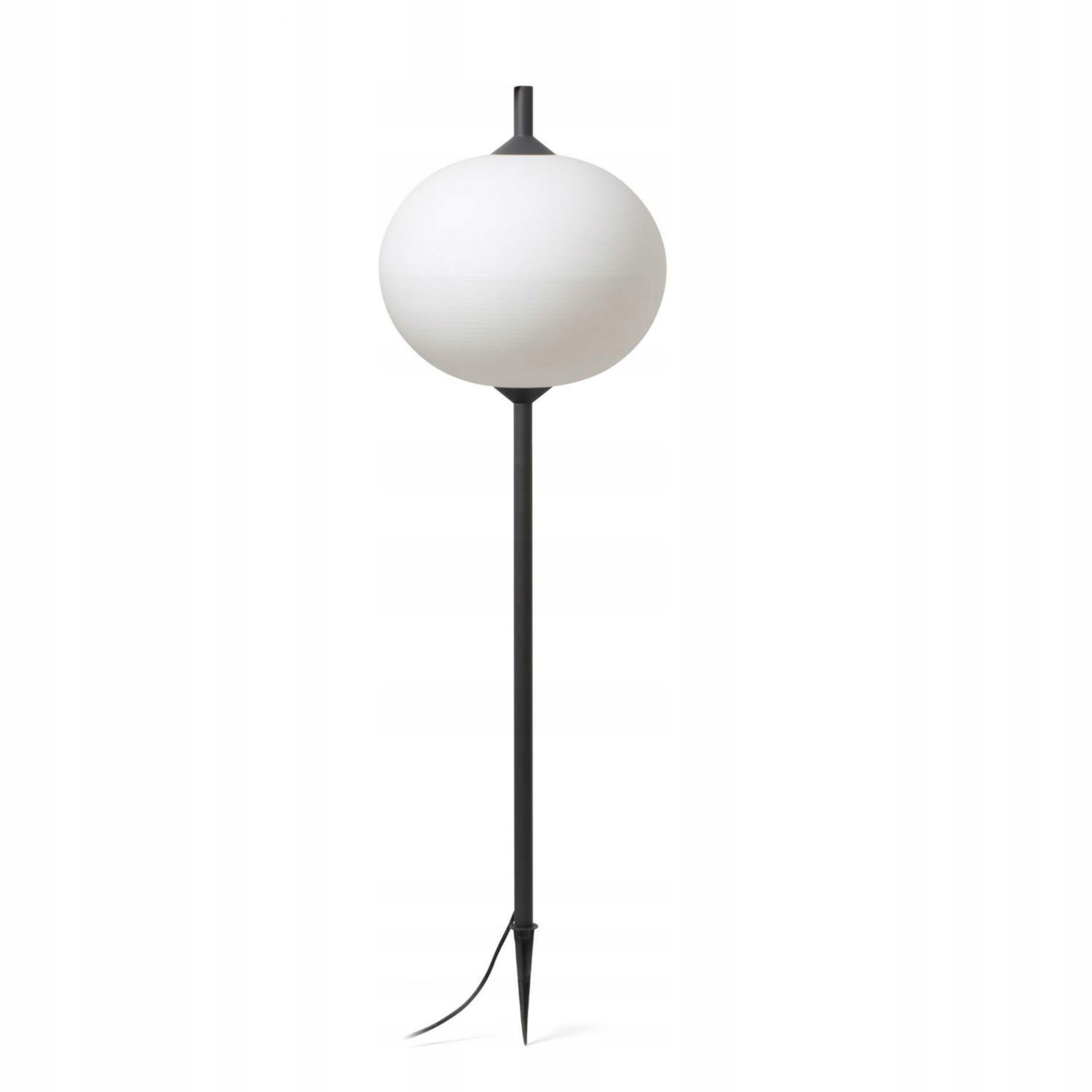 Faro Saigon záhradná lampa so zápichom, šedá/biela, IP65, E27, 1,5 m