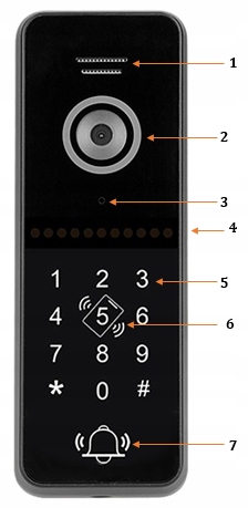 WIDEO DOMOFON CZYTNIK KOD WIFI FullHD BRAMA+FURTKA Marka Virone