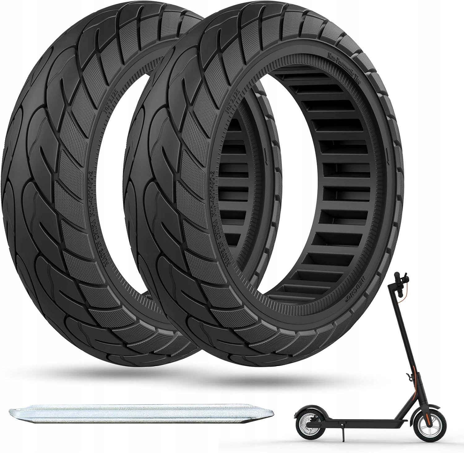 Pneumatika pro elektrickou koloběžku 10x2.125 montážní nástroj Ouxi