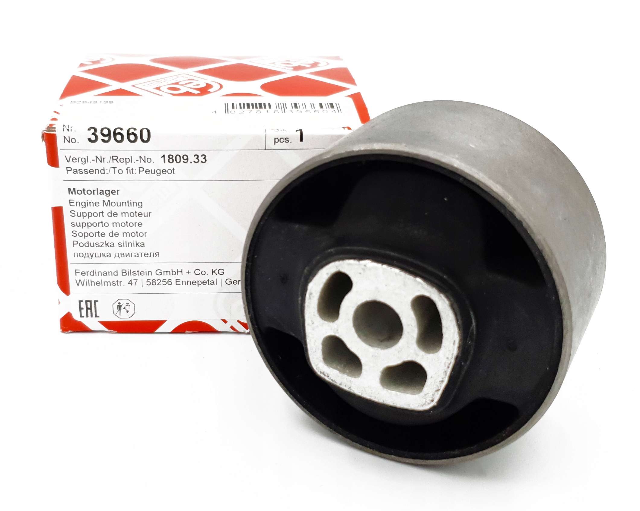 PODUSZKA SILNIKA TYŁ PEUGEOT 206 307 308 406 FEBI