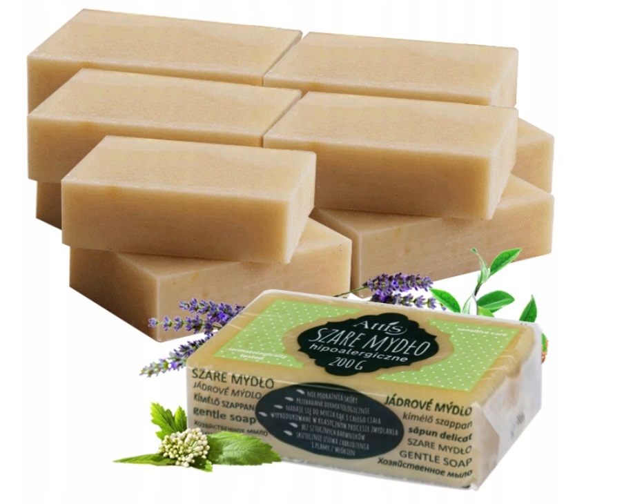 szare mydło hipoalergiczne 200g ATTIS — 6