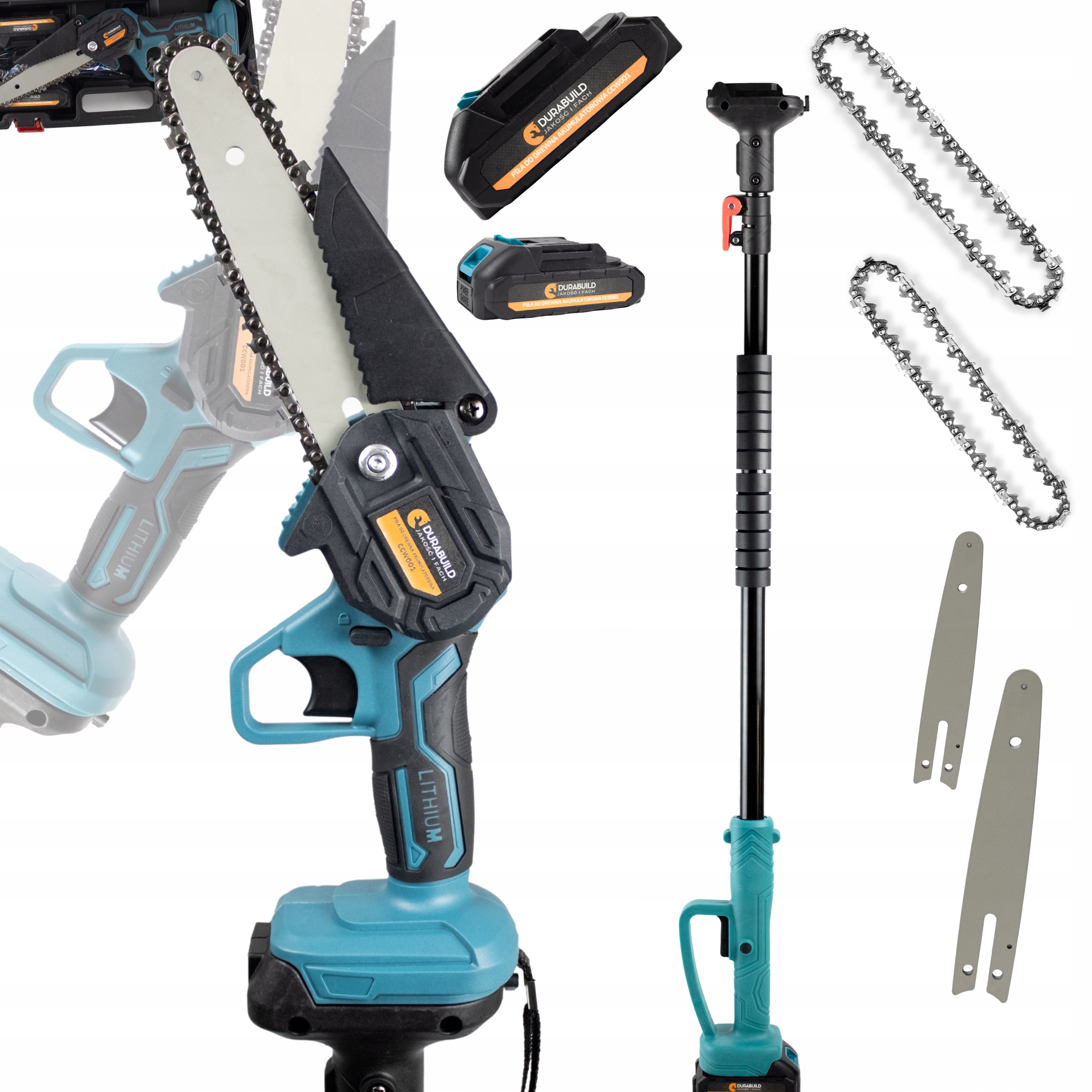 Komplet Řetězová Pila 6“ 4“ Teleskopická Tyč Na Strom Příslušenství