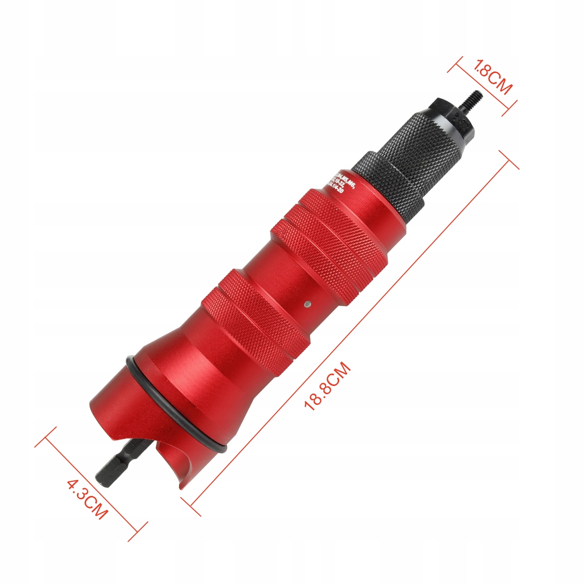 NITOWNICA DO NITONAKRETEK M3 M10 ADAPTER WIERTARKI Brand Falon Tech