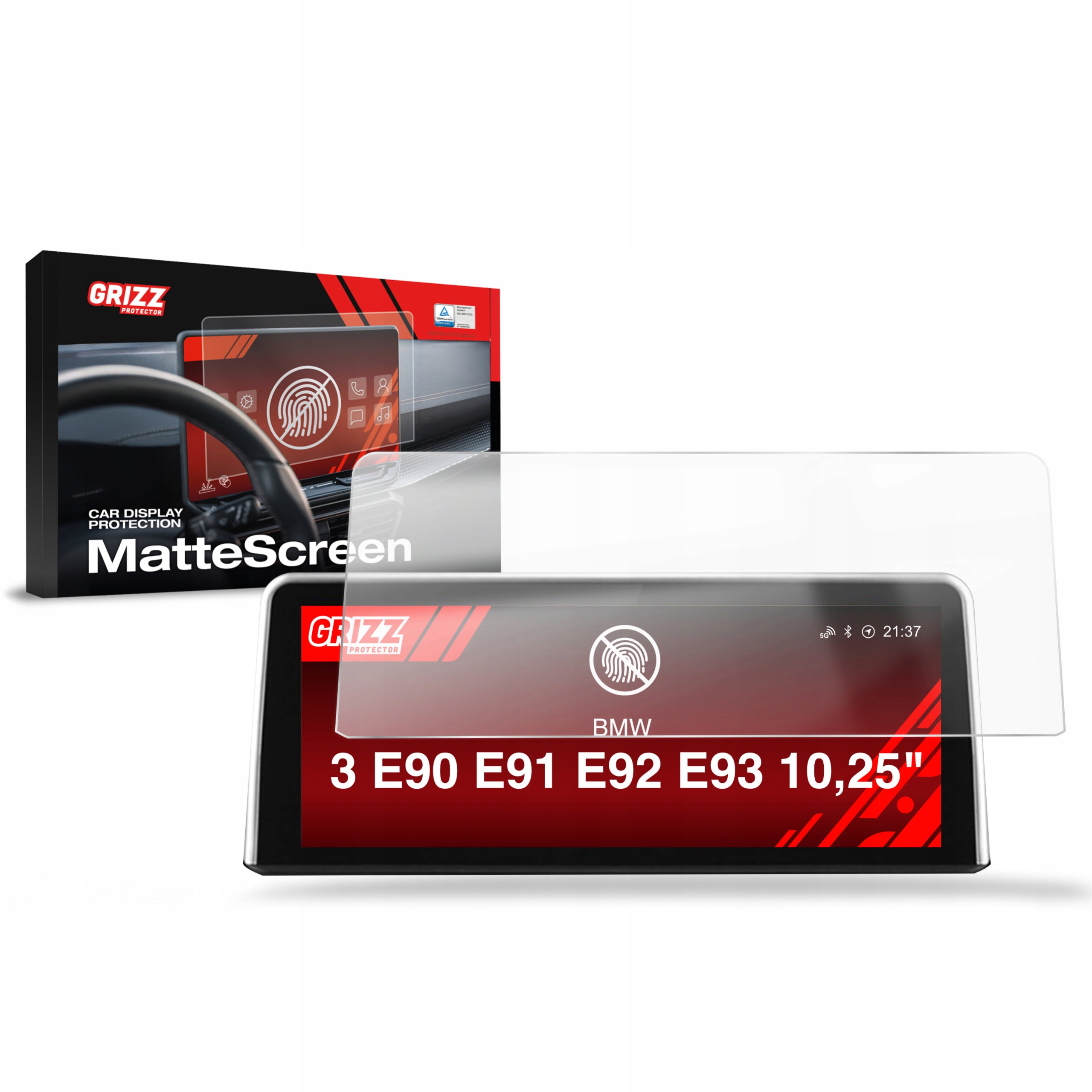 Folia Antyodciskowa do Bmw 3 E90 E91 E92 E93 Android 10,25" (2005-2012)