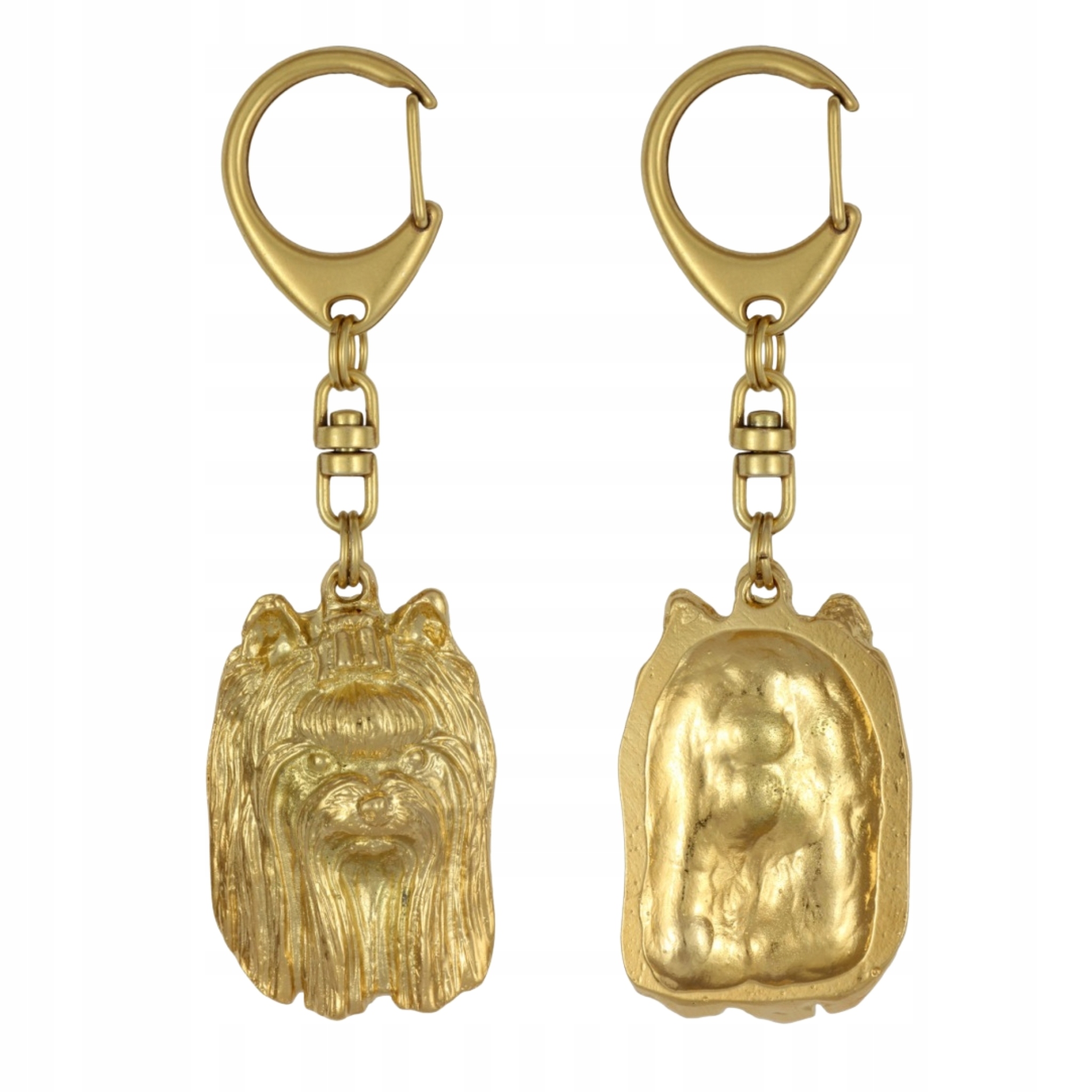 Lakeland teriér pozlacený přívěsek na klíče na klíče se psem v dárkové krabičce,