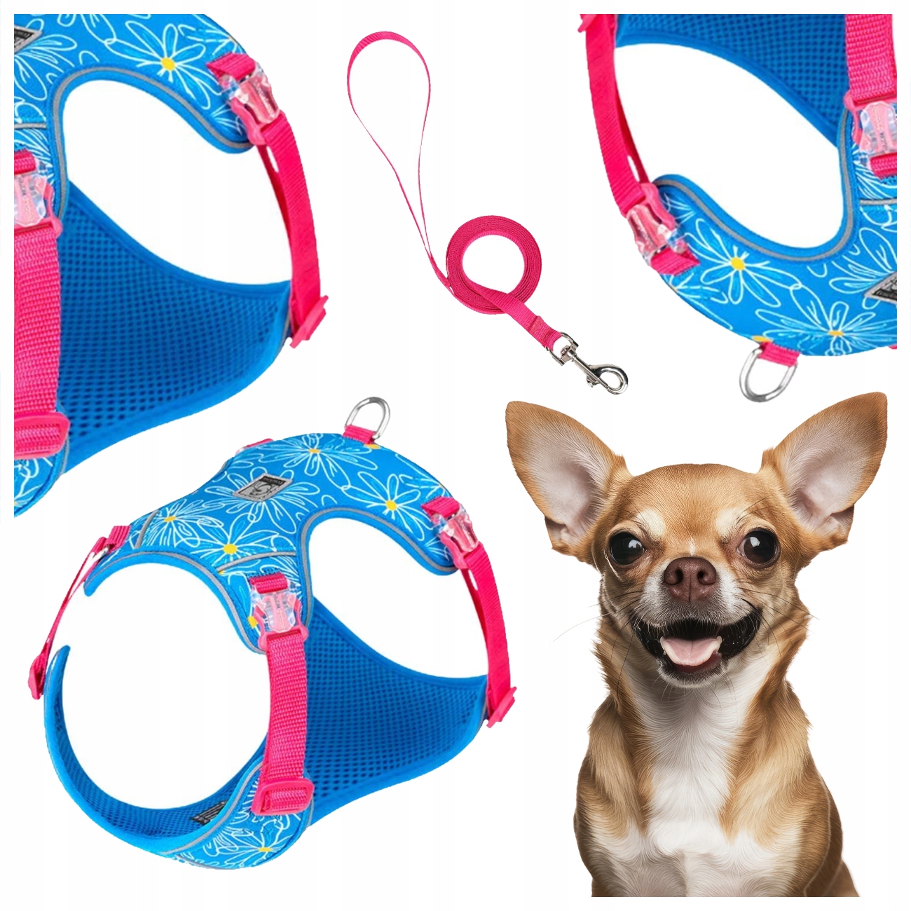 Levně Pásek Vodítko Ultralehké Prodyšné Truelove Lightness Modré 3XS