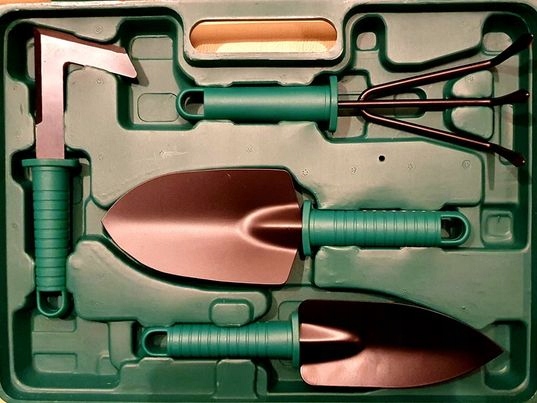 ZESTAW MAŁYCH NARZĘDZI OGRODOWYCH W WALIZCE 10SZT NOG61 Marka XL-Tools