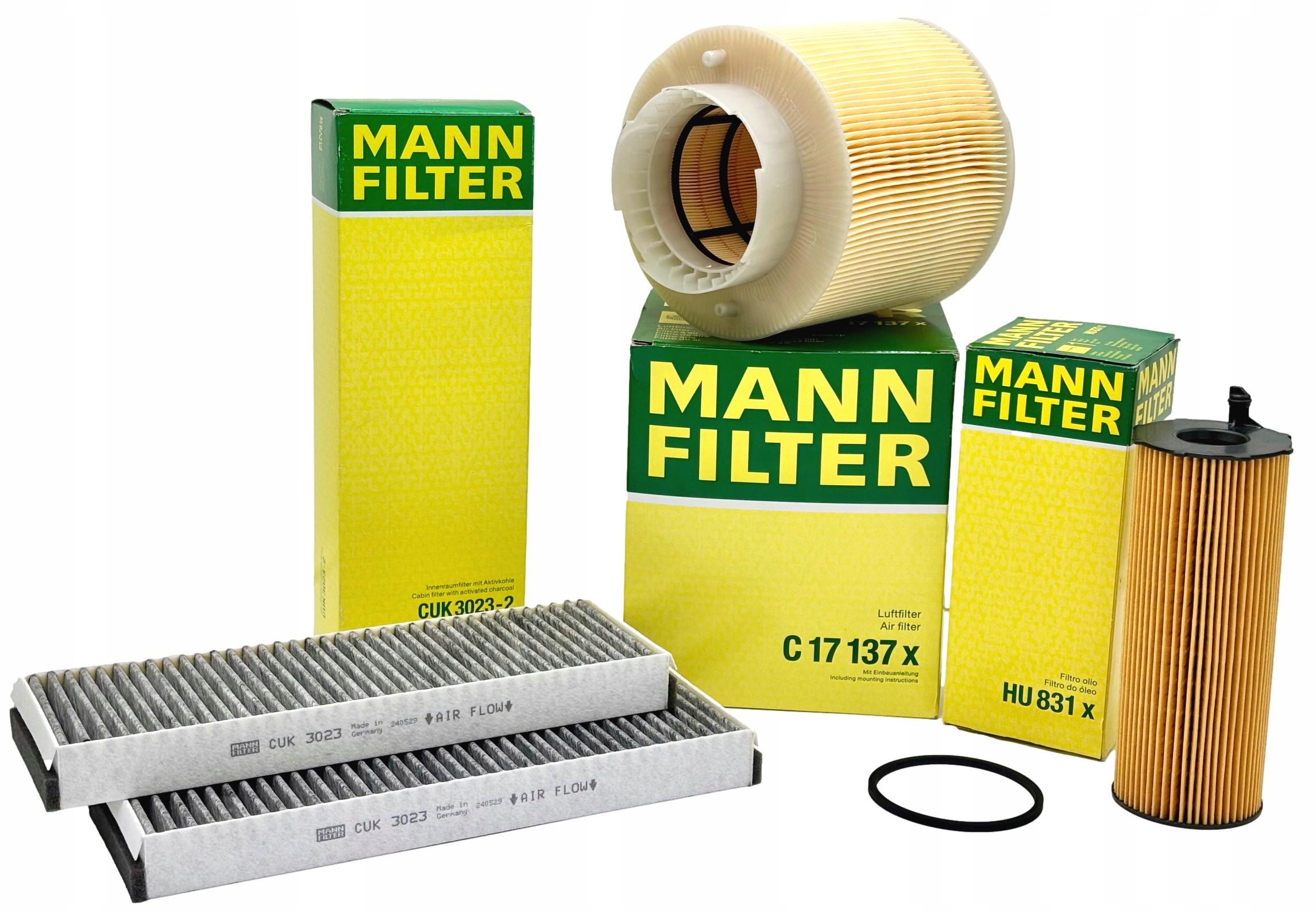 Mann Sada Filtrů Pro Audi A6 C6 Allroad II 3.0 Tdi Asb 233 Km