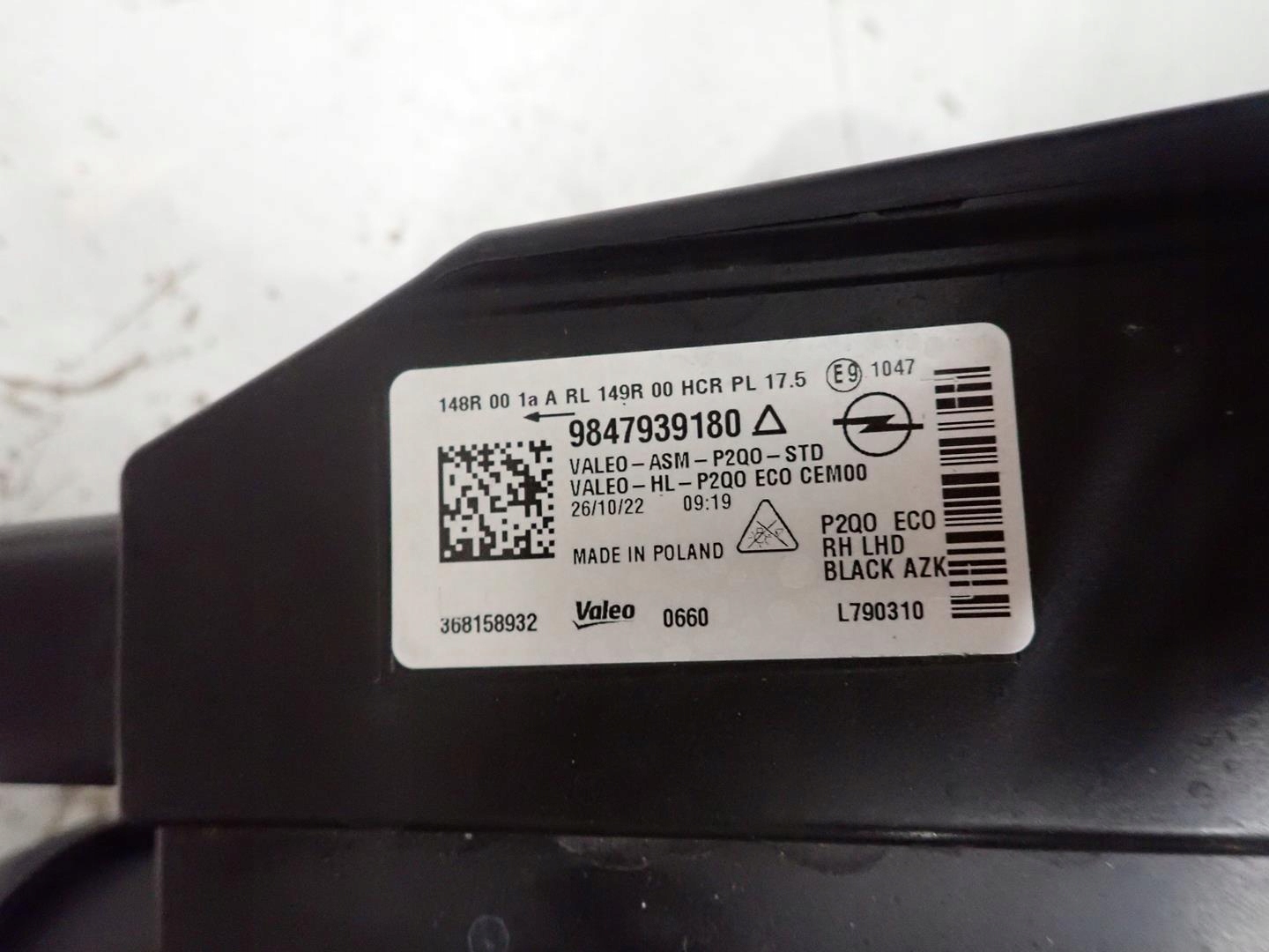 light front front right OPEL MOKKA B II 2020- FULL LED