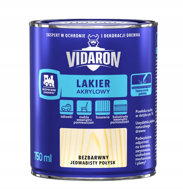 Lakier akrylowy VIDARON 750 ml