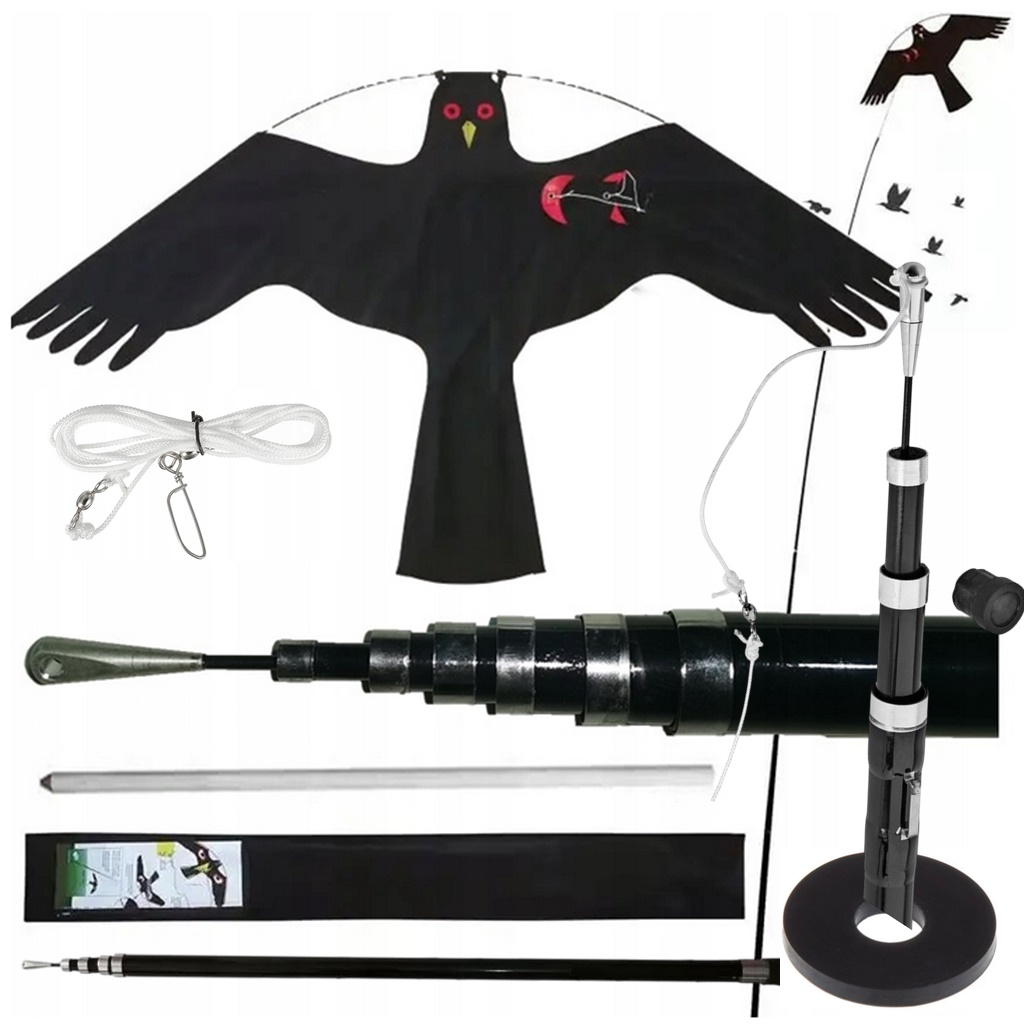 Plašič vtákov Špakov sokol Latawiec Vlajkový Stožiar 5 m Premium