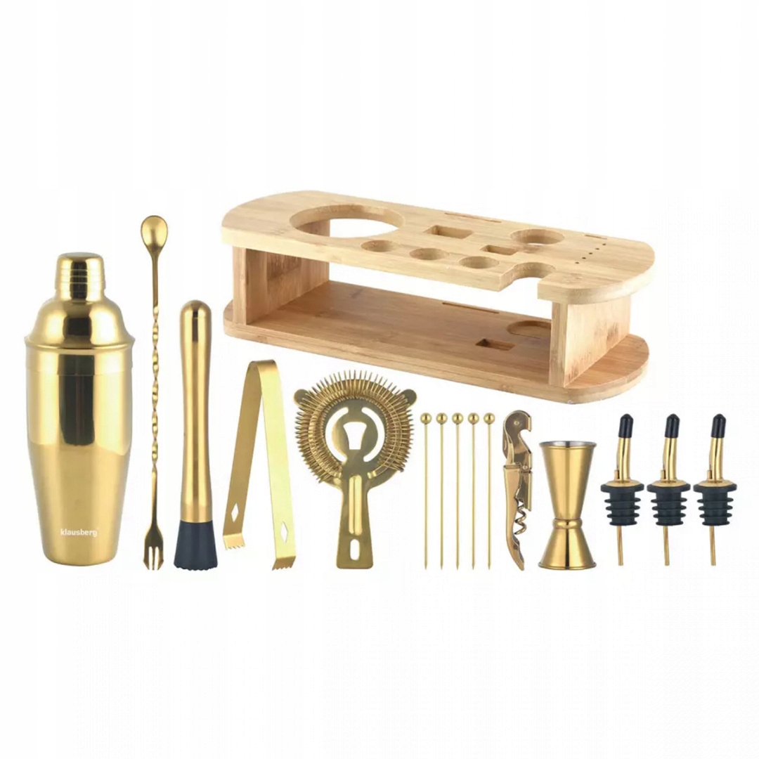 ZESTAW BARMAŃSKI 16 ELEMENTÓW KLAUSBERG KB-7583 Liczba elementów 16