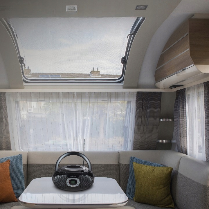 CD přehrávač Akai, BM004A-614, bluetooth, Am/fm rádio, LCD displej, Usb, CD