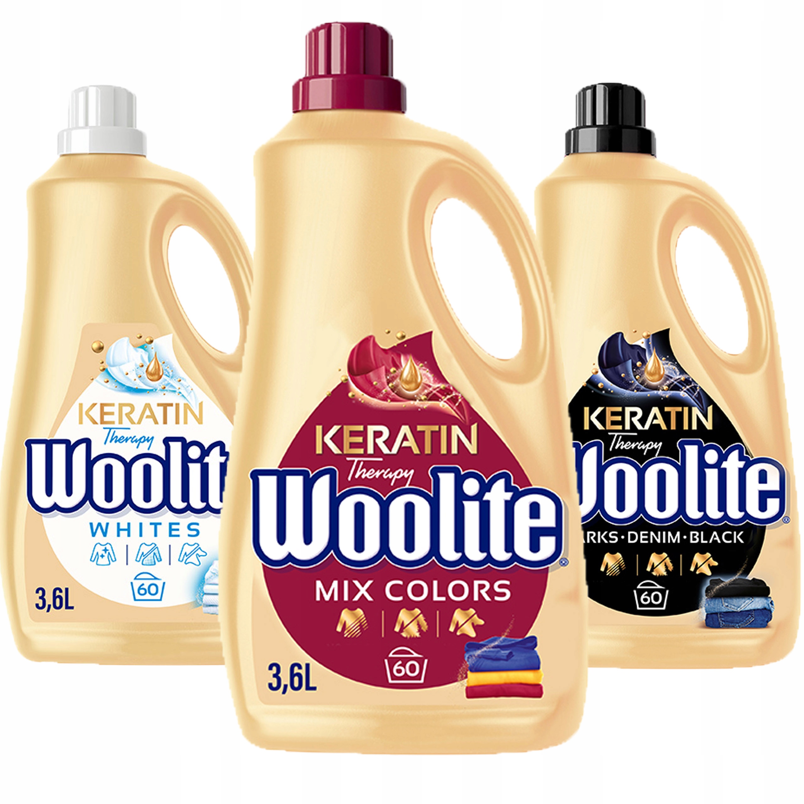 

Woolite Płyn do Prania Zestaw XXL 10,8l 180 prań