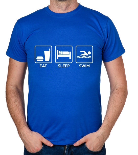 

koszulka Eat Sleep Swim prezent