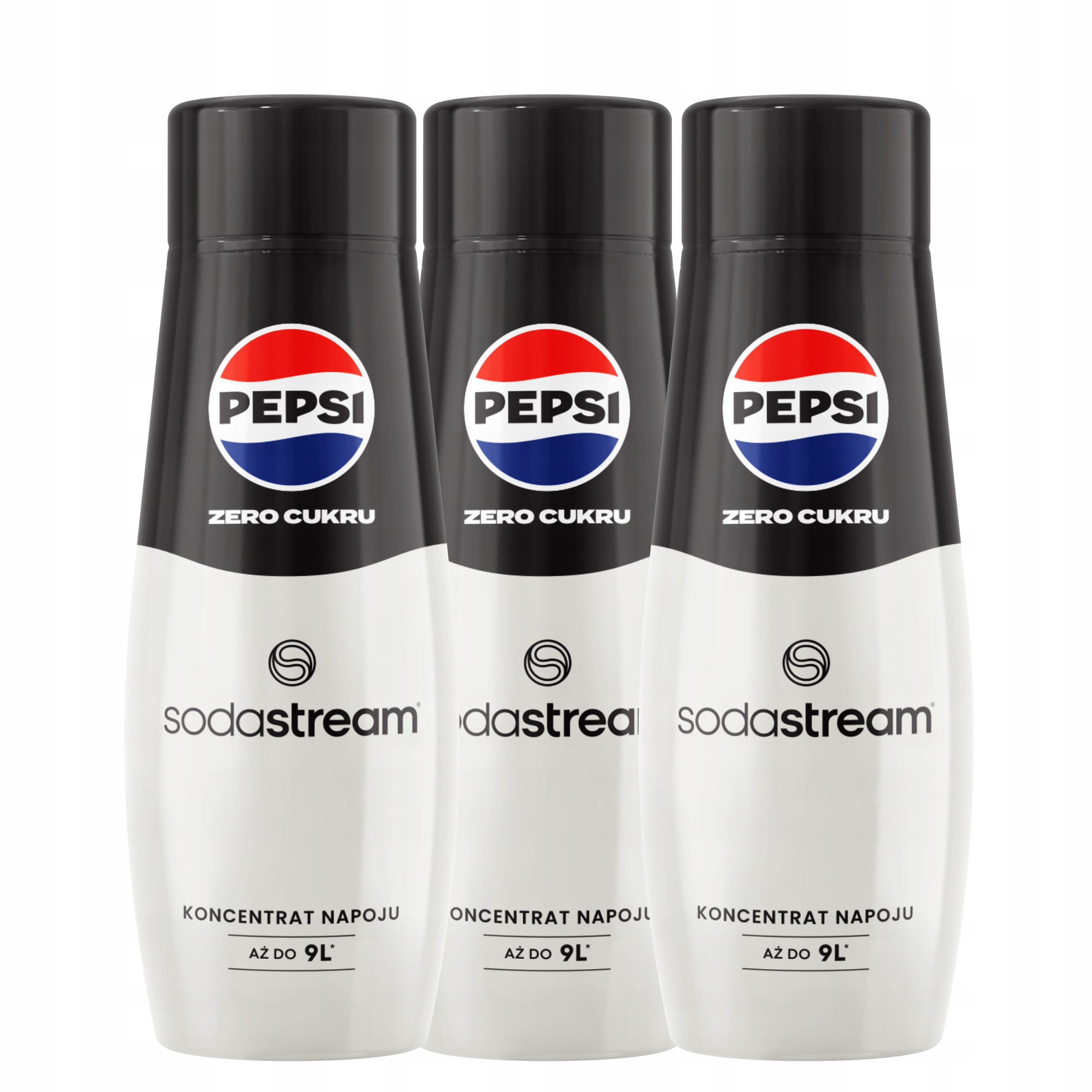 Levně Sirup Cola Koncentrát Pepsi Max 440ML Nápoj Sodastream x3