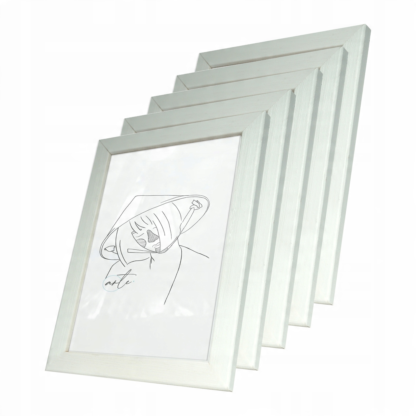 

Zestaw Ramka Sosna Biały na Zdjęcia 13x18cm-5szt.