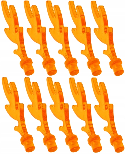 

Lego Płomień Ogień 6126b Trans-Orange Nowy 10szt