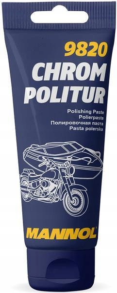 MANNOL 9820 CHROM POLITUR PASTA DO CZYSZCZENIA CHROMU 100ML