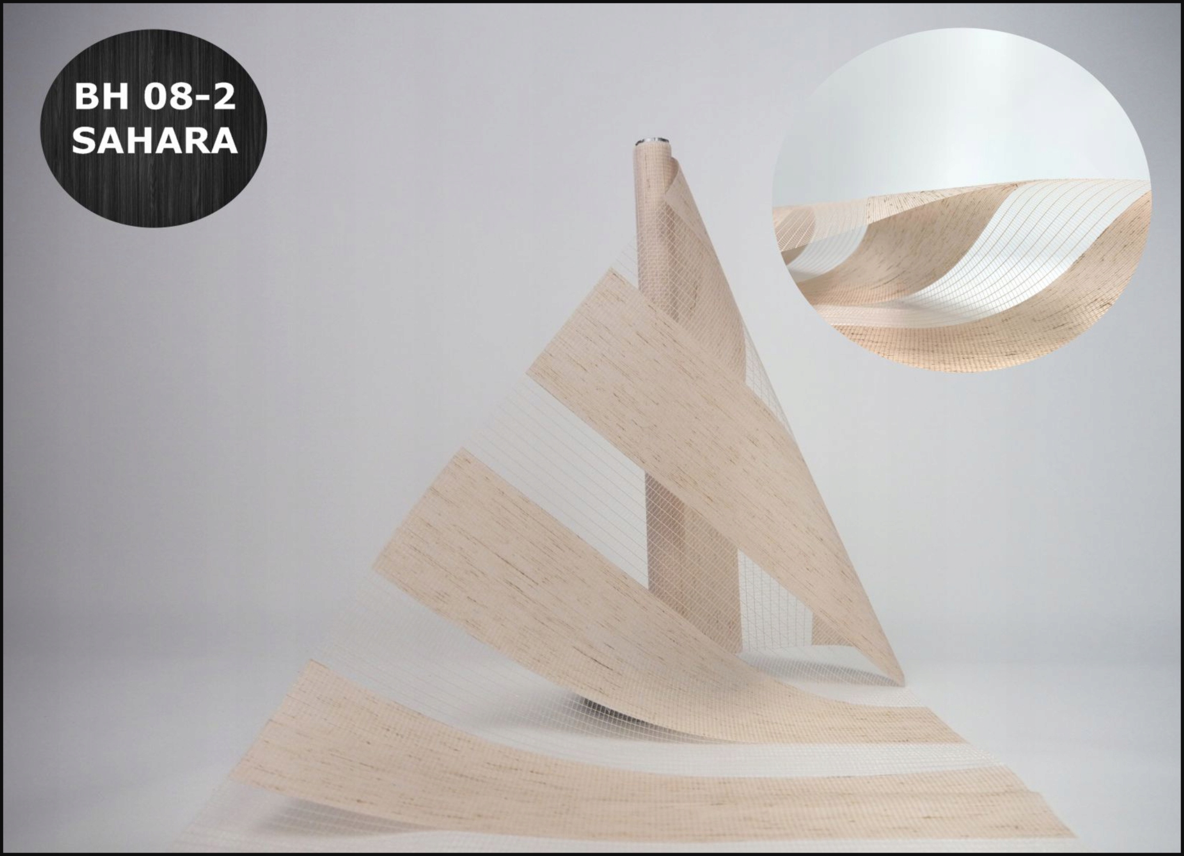 Roleta dzień i noc w KASECIE z PROWADNICAMI 32X190 Kod producenta Solidne Rolety