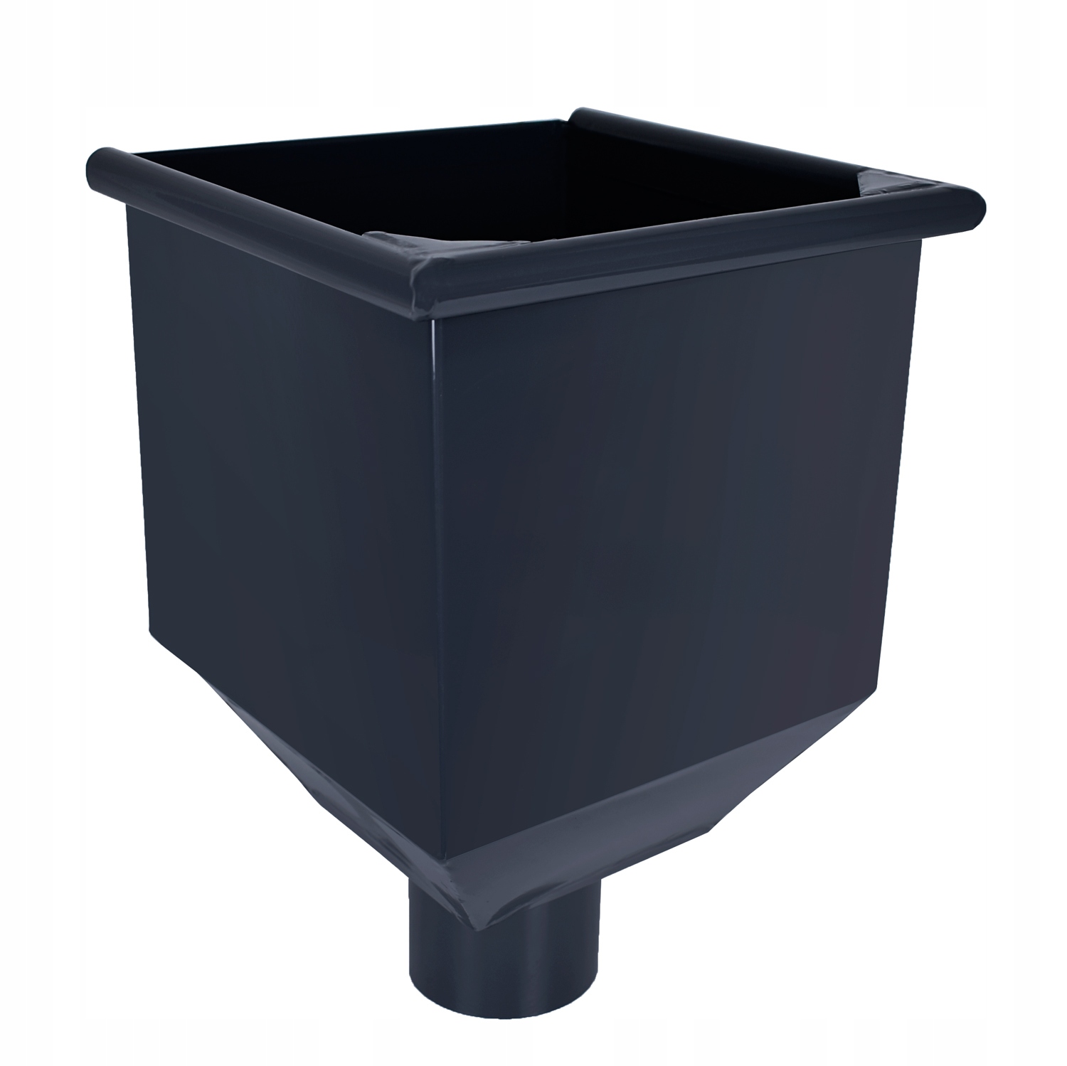 Oceľový Drezový Kôš Antracit 7016- Fi 110 mm