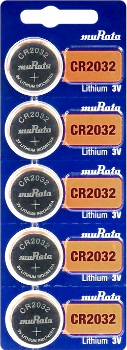 

Bateria Litowa Kluczyk 3V Cr 2032 muRata 5 Sztuk