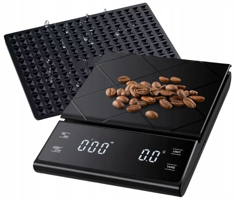 WAGA KUCHENNA DOMOWA PRECYZYJNA ELEKTRONICZNA 3KG KAWY WYŚWIETLACZ