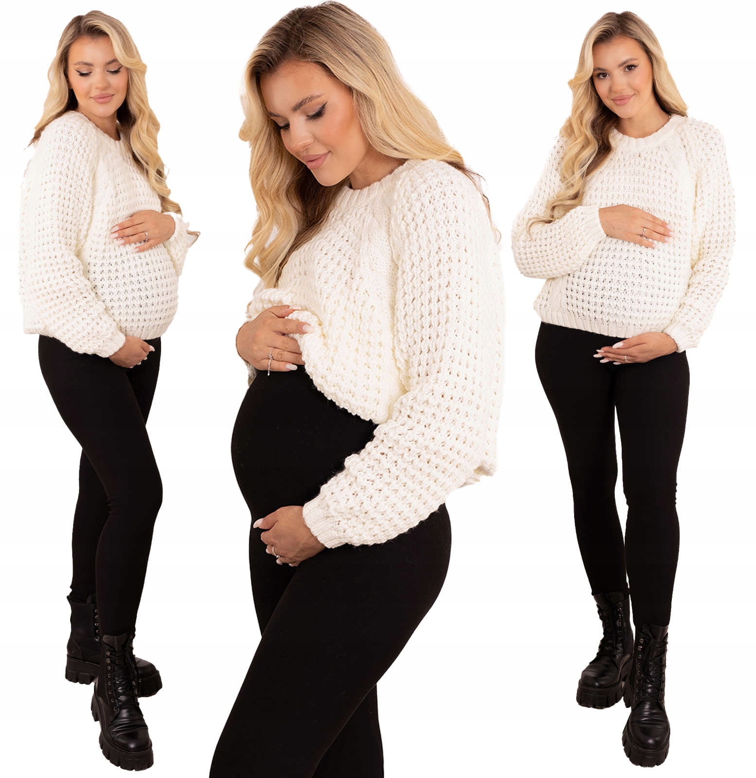

Legginsy Ciążowe Ocieplane Na Zimę Grube Getry 5XL