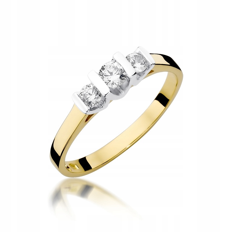 Zlatý Zásnubní 585 Brylant 0,31 ct