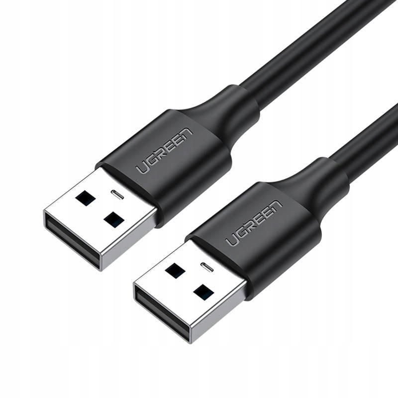 Ugreen US102 Kabel Usb 2.0 M-M 2M Czarny Usb-a Do Usb-a Przewód