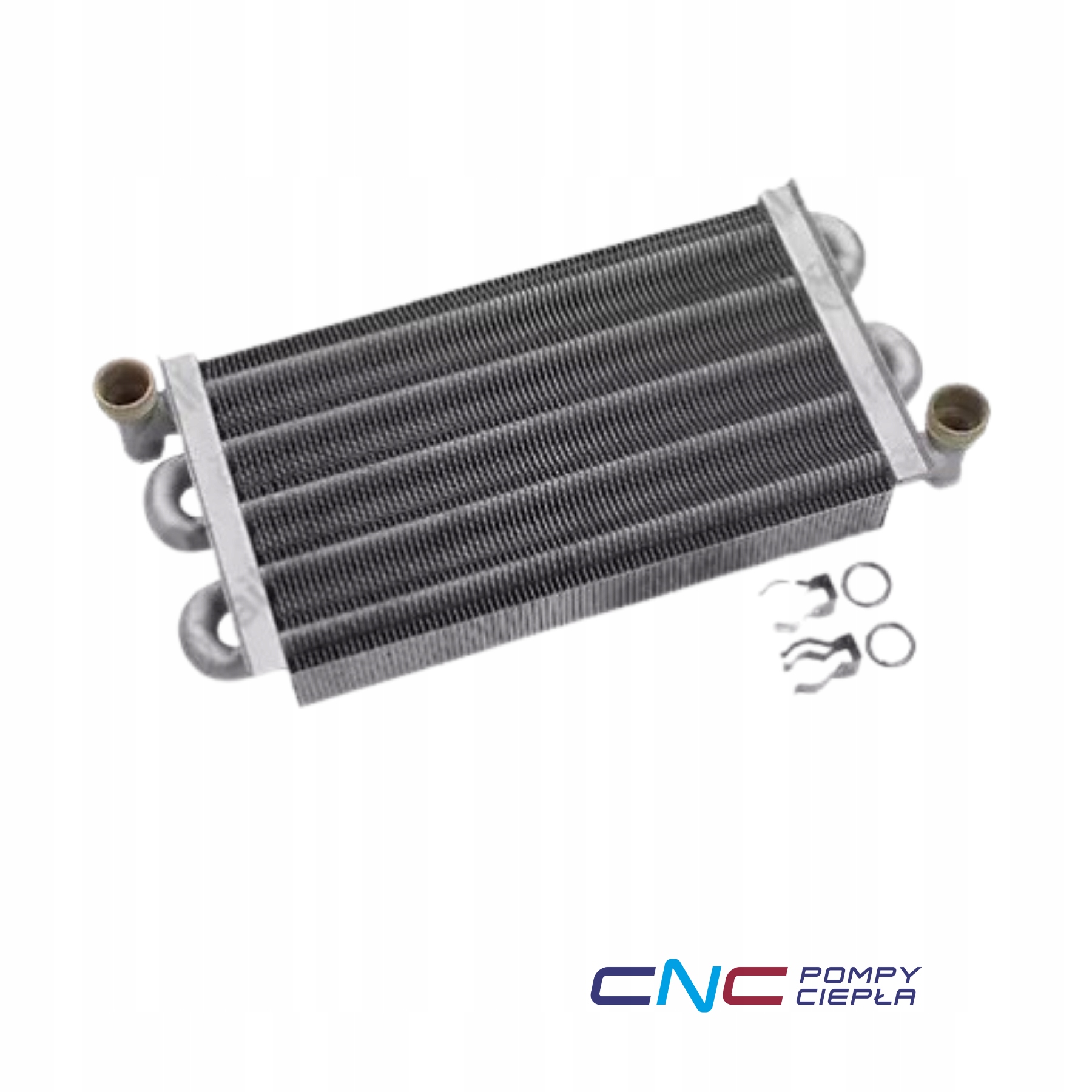 Wymiennik ciepła płytowy 89 płyt Vaillant 064713 oryginalny do kotła VUW