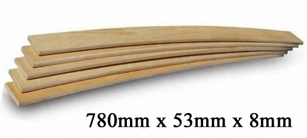 

Listwa sprężynująca 780x53x8mm 24h!