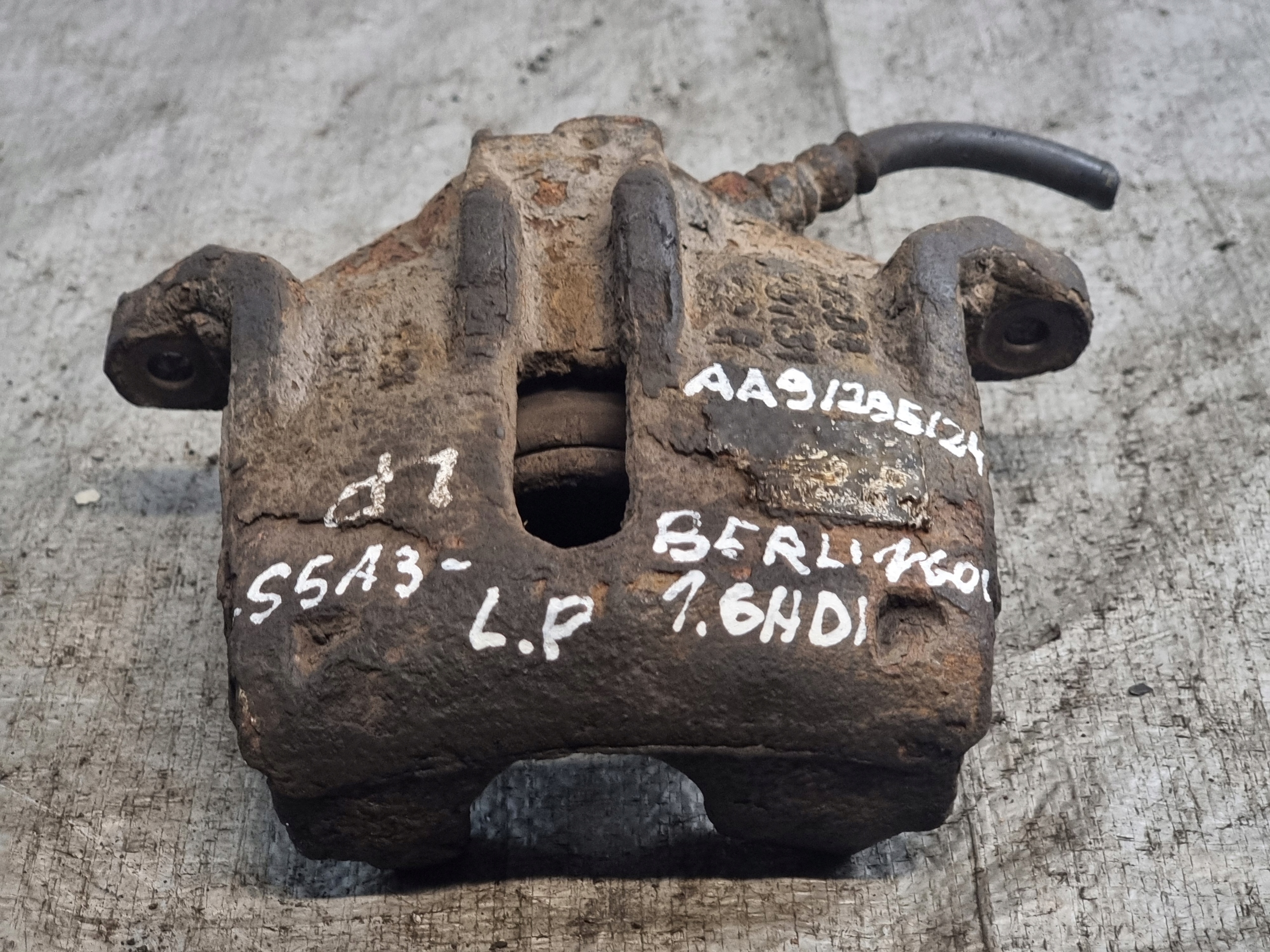 caliper brake left front CITROEN BERLINGO and FL 1.6 HDI 55kW 07r