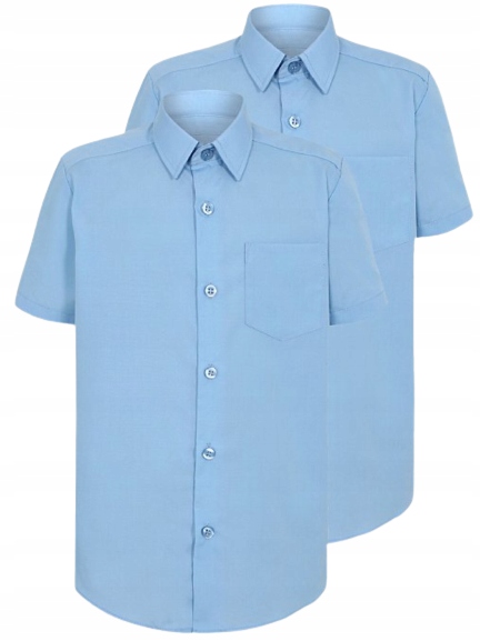 

George 2pak koszula chłopięca 104-110 Slim Fit