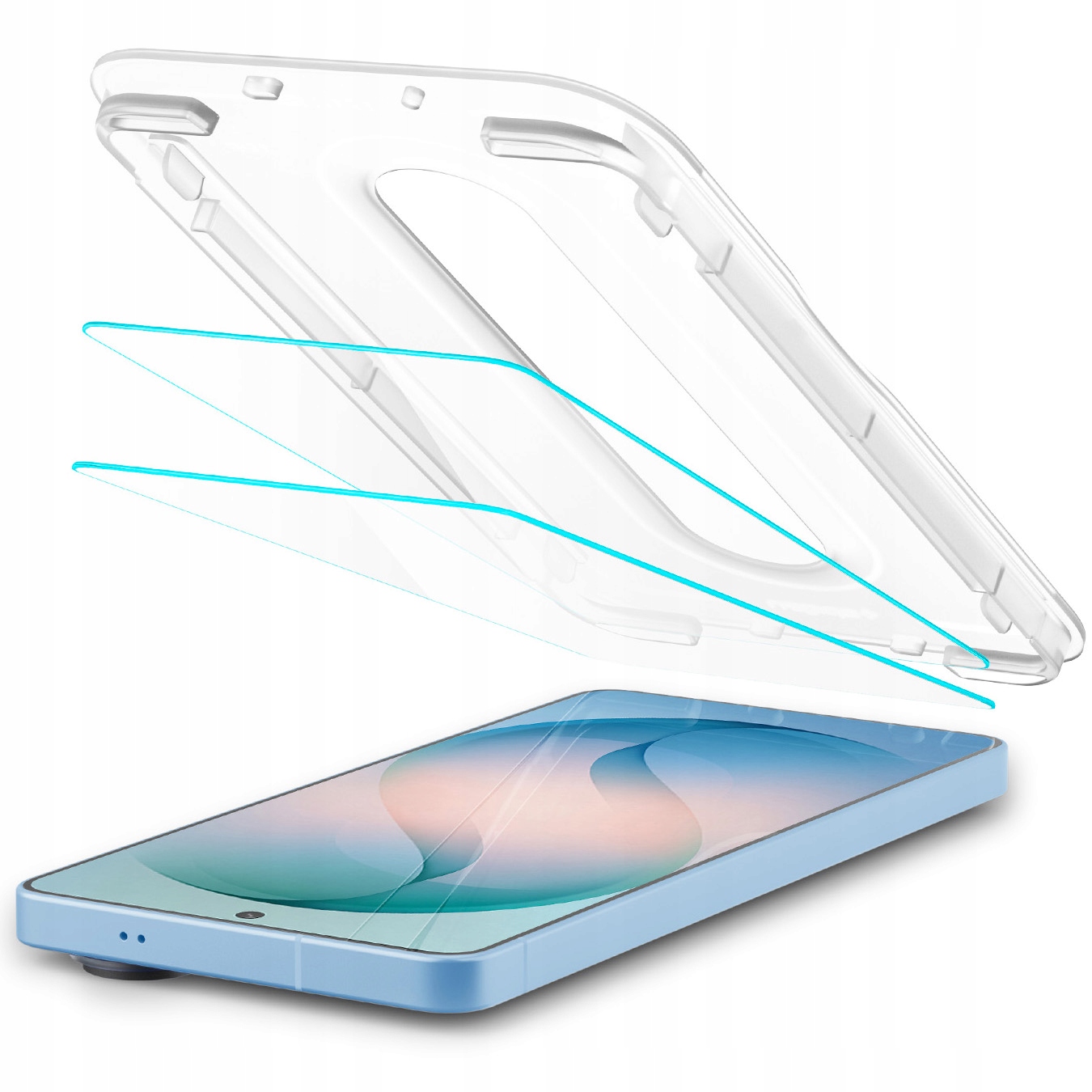 Sklo Spigen pro Galaxy S26 Plus, aplikátor, rychlé 10H x2