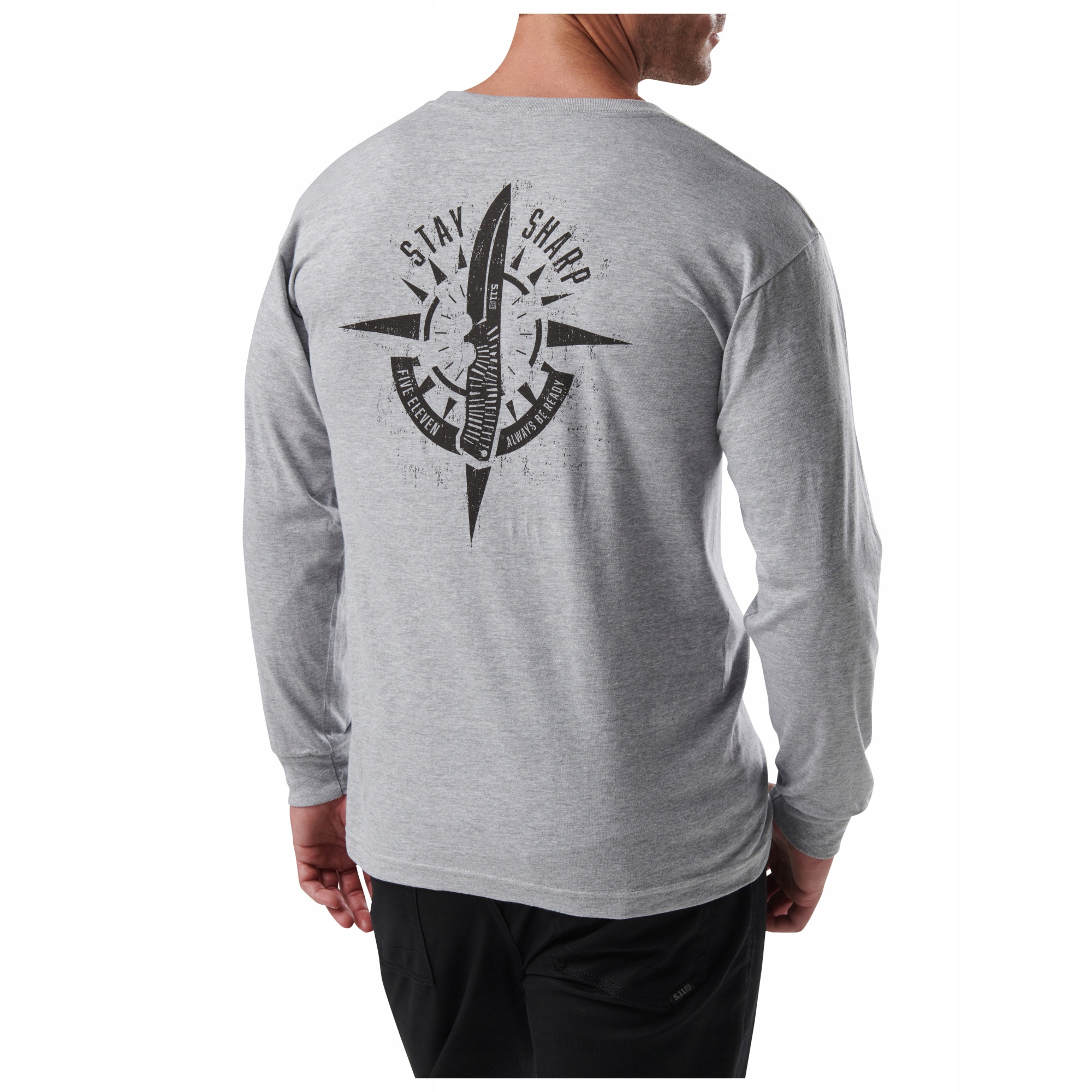 5.11 Tričko Stay Sharp L/s Htr Grey XL 76002