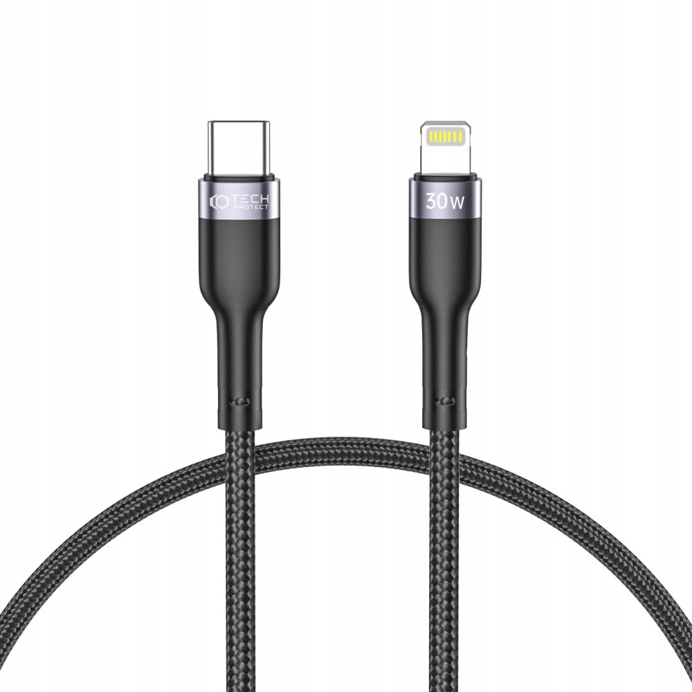 

Tech-protect Lightning Cable PD30W/3A 25CM Black
