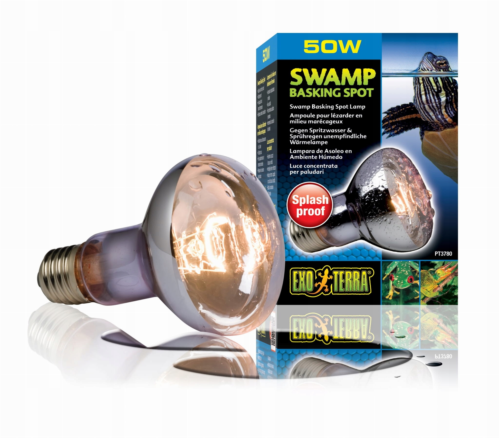 Levně Žárovka Exo-Terra Swamp Glo Basking Spot voděodolná 50 W