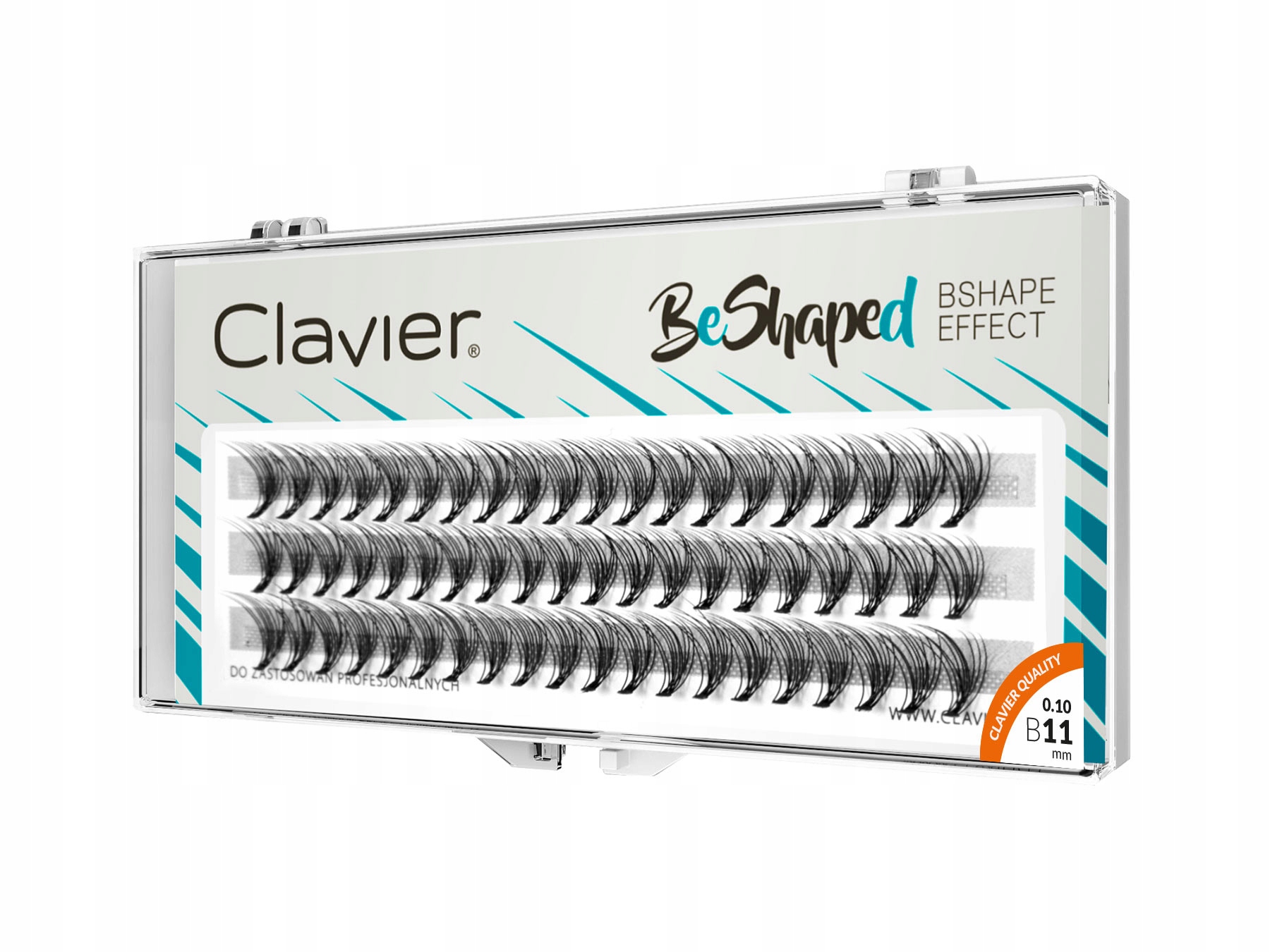 

Clavier Kępki Rzęs BeShaped 11mm, skręt B
