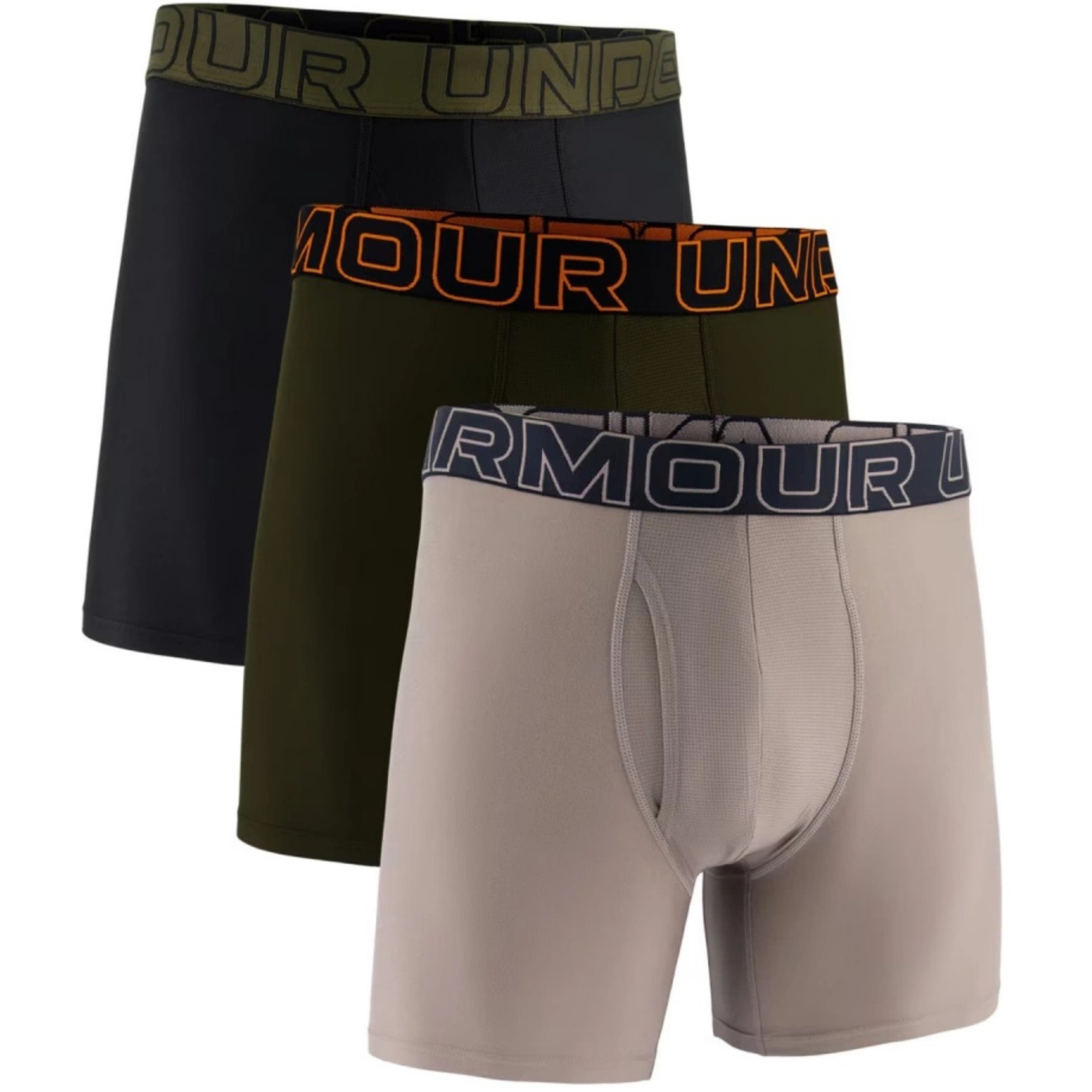 Męskie Majtki Bokserki Treningowe Sportowe Oddychające 6IN 3PAK S