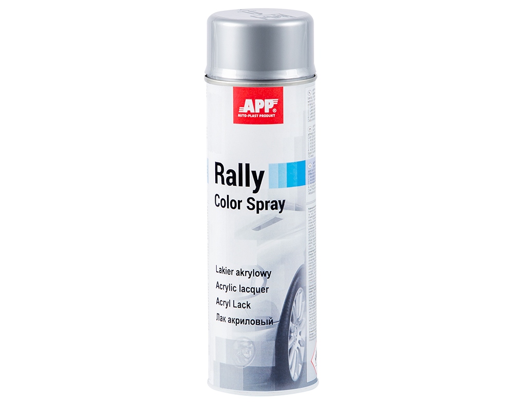 Lakier akrylowy Srebrny 600ml Ral 9006 App Rally Color Spray