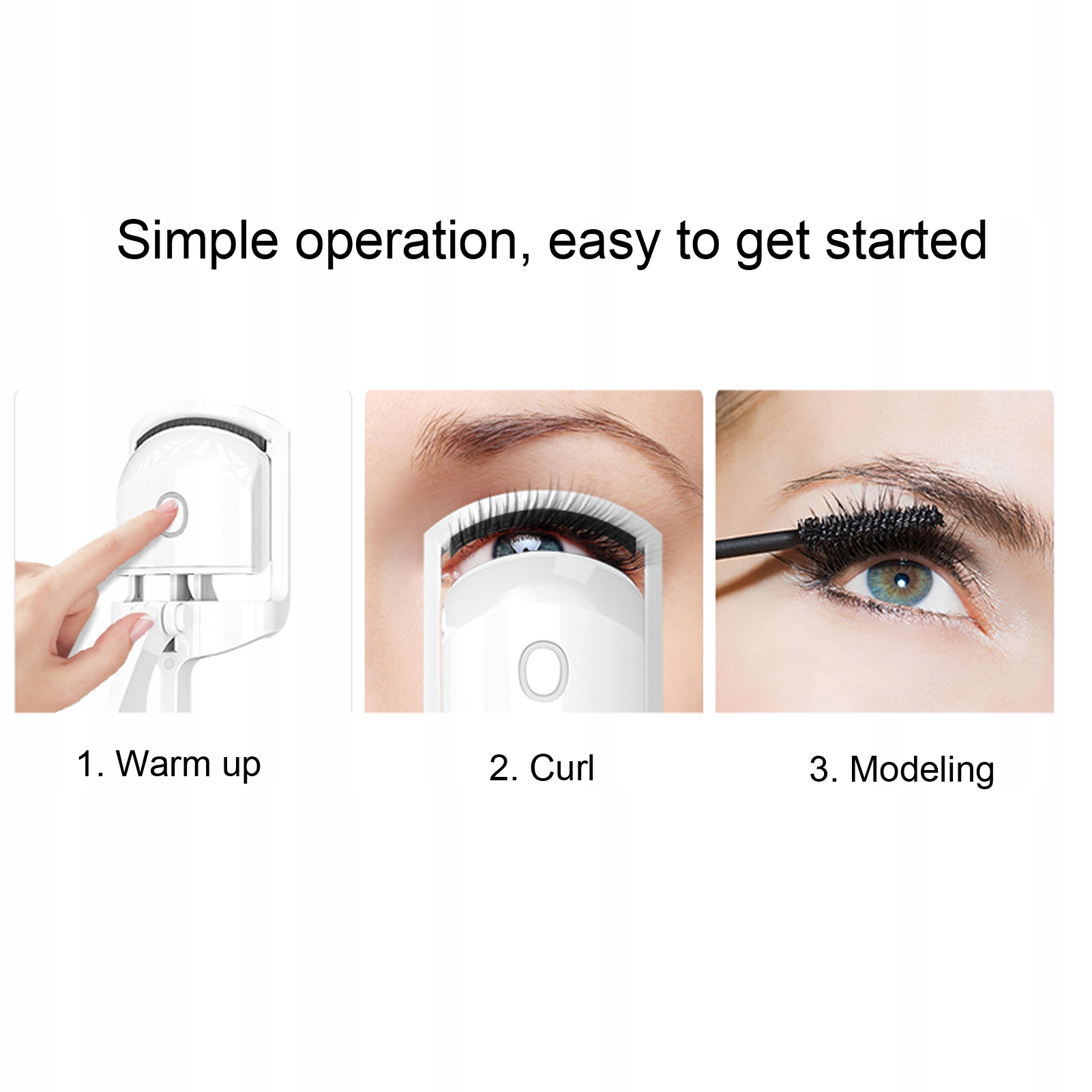 ELEKTRYCZNA PODGRZEWAN ZALOTKA USB LOKÓWKA DO RZĘS USB Marka bez marki