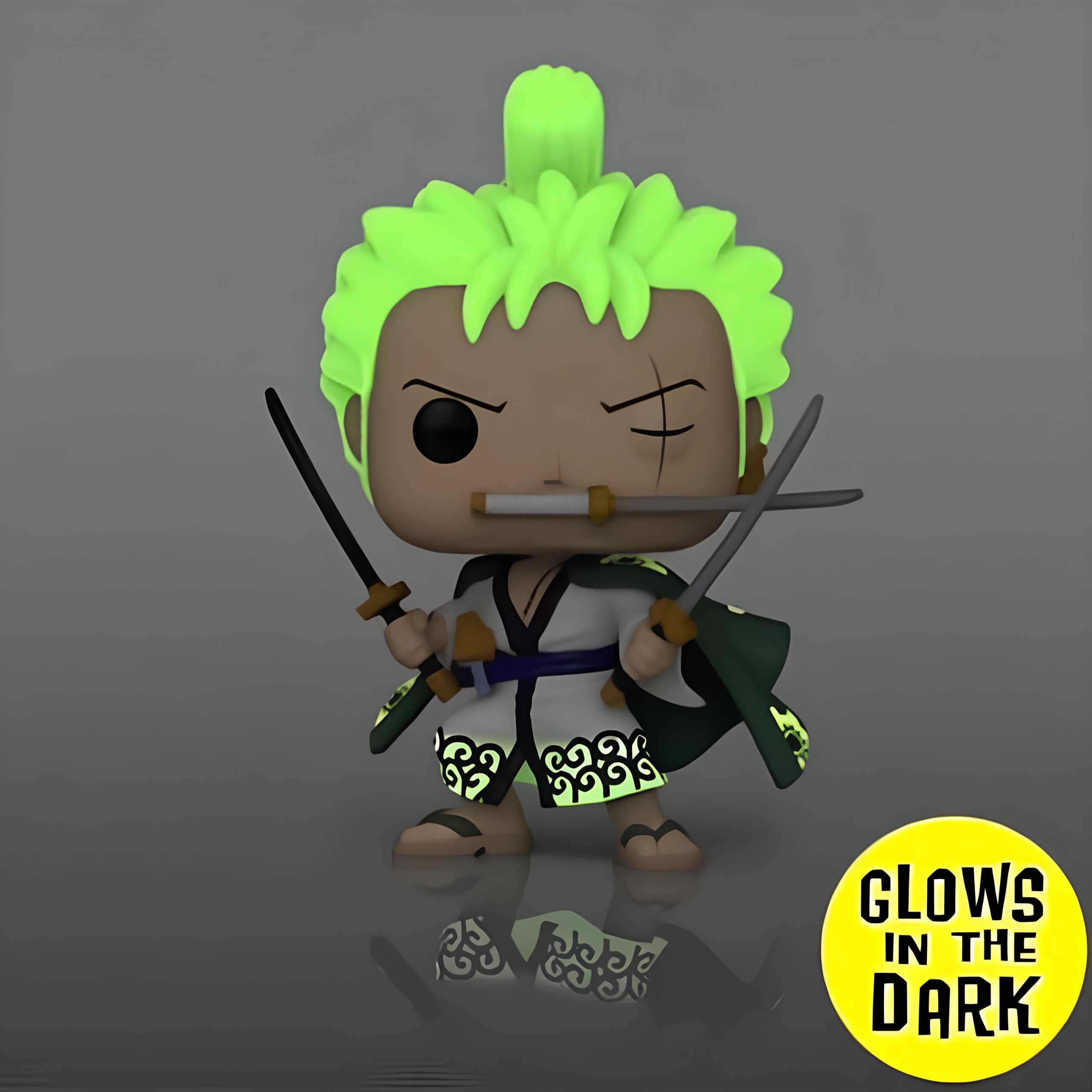 Funko Pop! One Piece Roronoa Zoro (Wano outfit) Gitd #923 (exkluzivní)