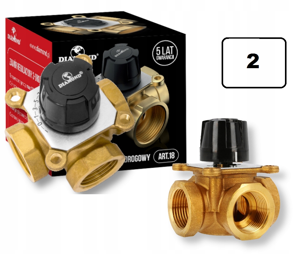 Trojcestný Regulačný Zmiešavací Ventil 2'' DN-50