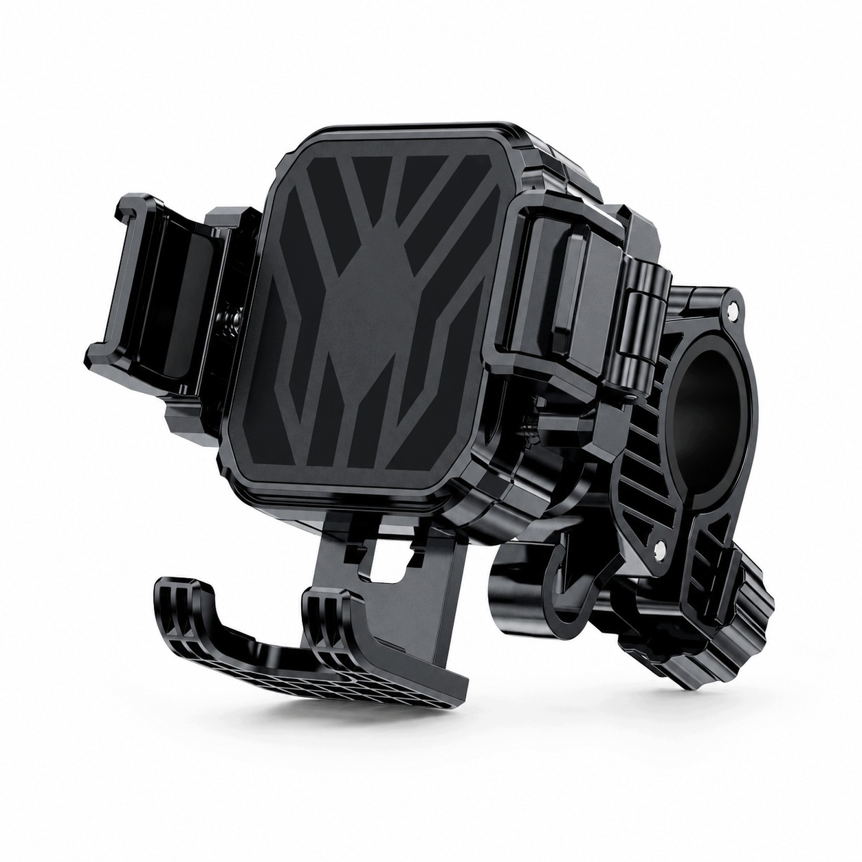 Uchwyt Motocyklowy na Telefon na Kierownicę Antywibracyjny 360° 4–7″