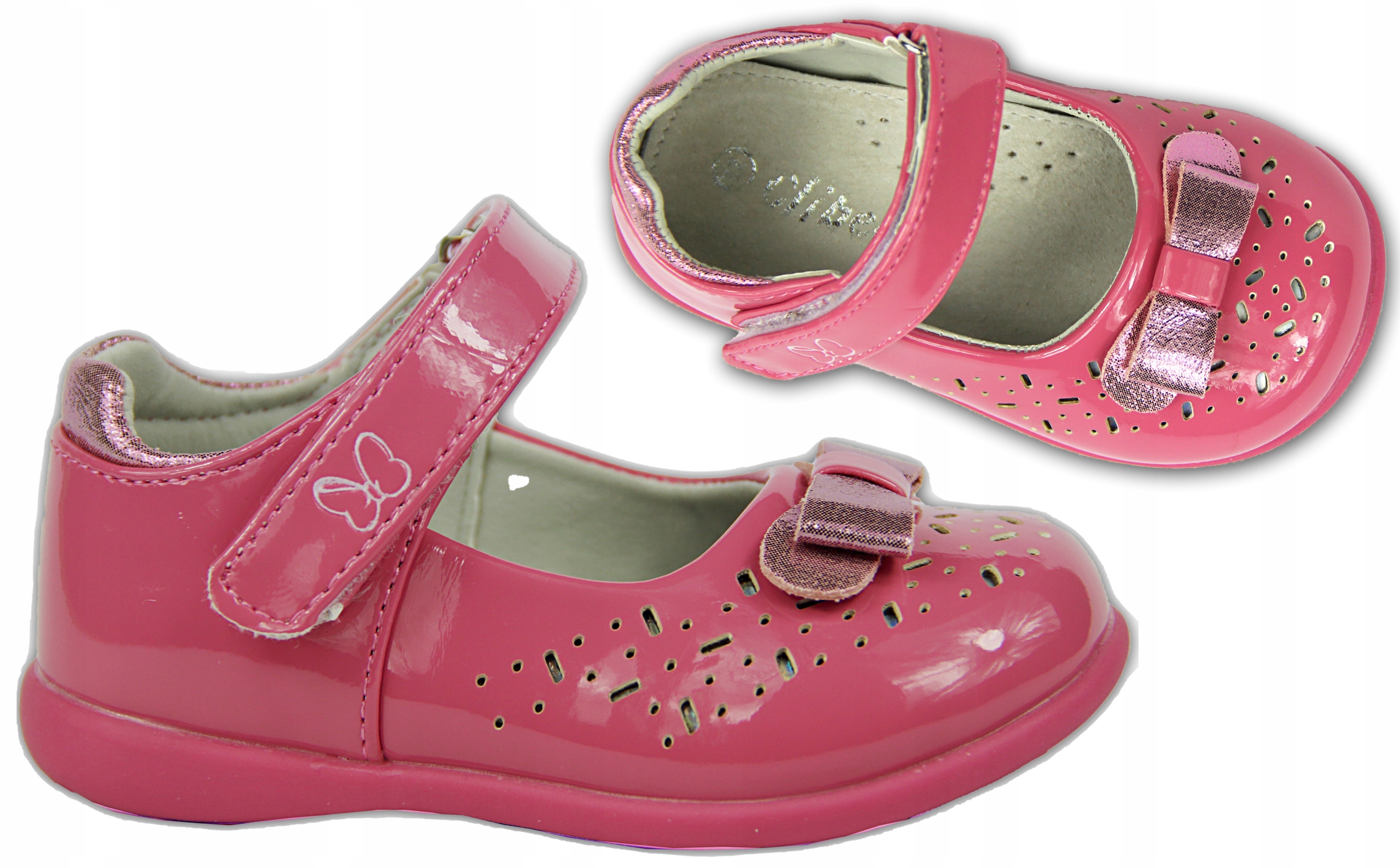 

Balerinki Lakierki r.21/12,5cm Wizytowe Wesele 565