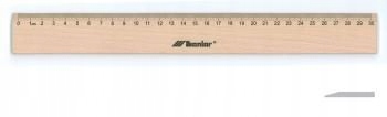 Linijka 30 cm drewniana 3030062 Leniar