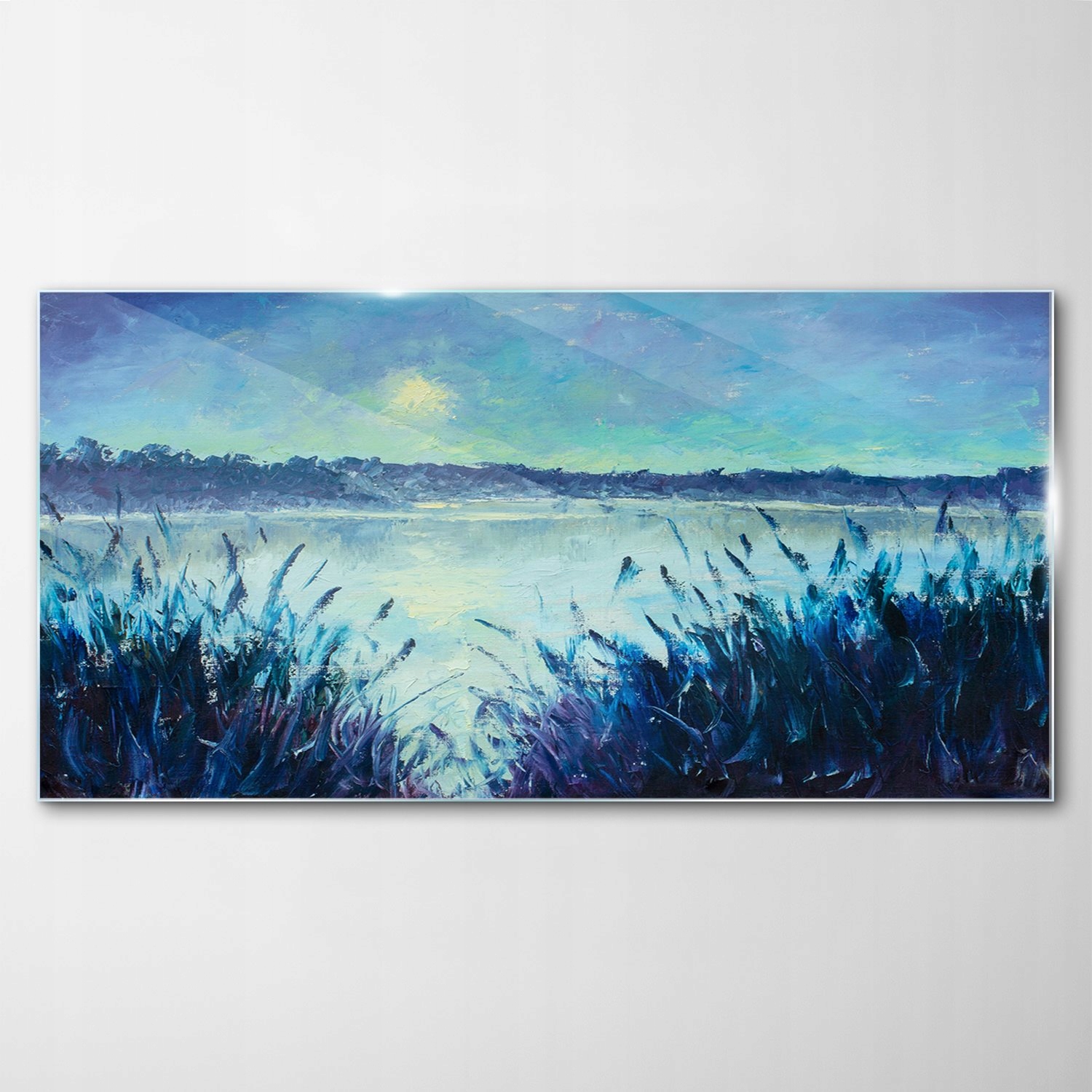 

Obraz Szklany Dekor Śnieg Zima Rzeka Natura 140x70